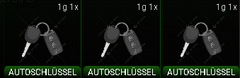 Autoschlussel (als Item)